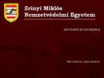 Zr�nyi Mikl�s Nemzetv�delmi Egyetem